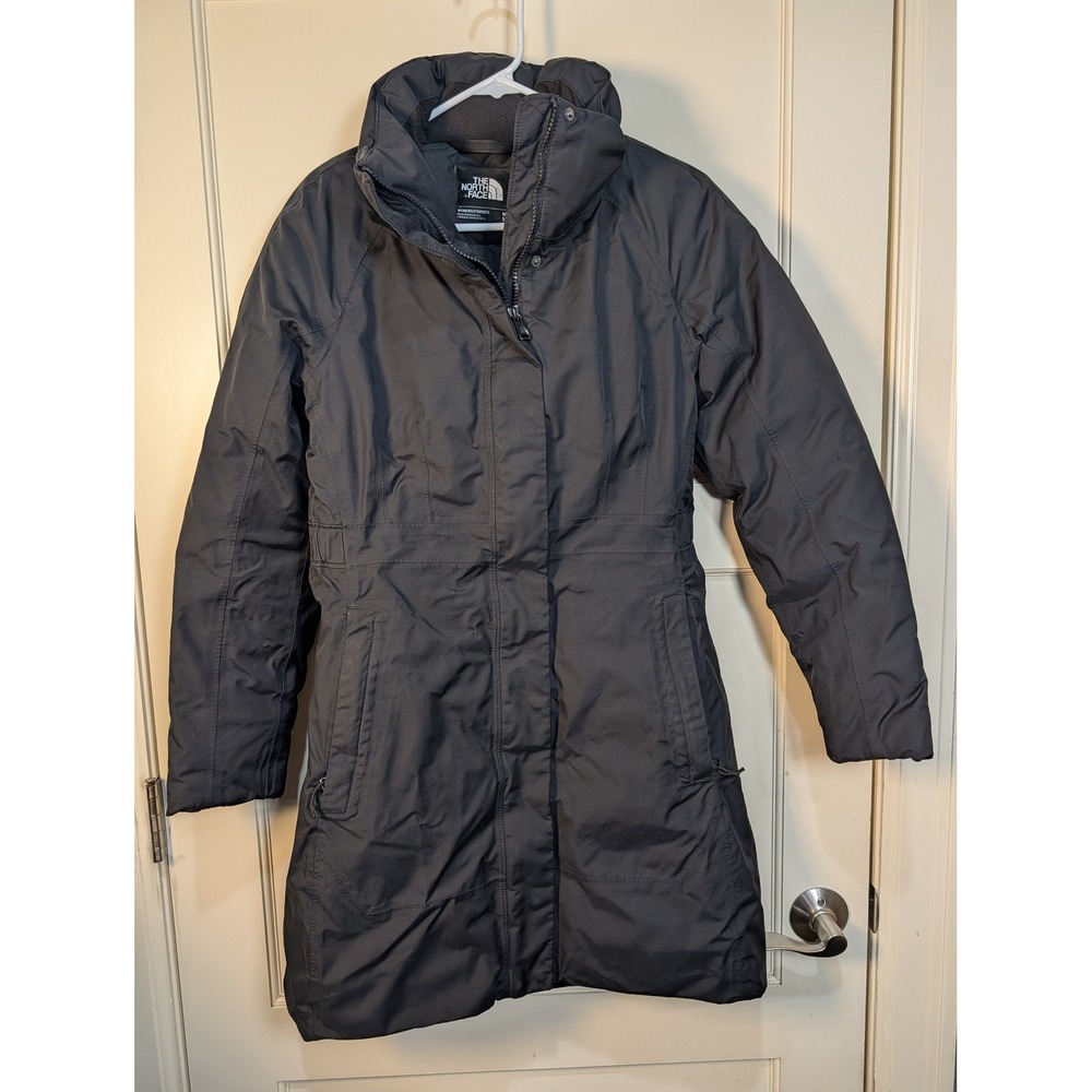 The North Face Arctic Down Parka Jacket Black Womens Medium Goose Down Insulated